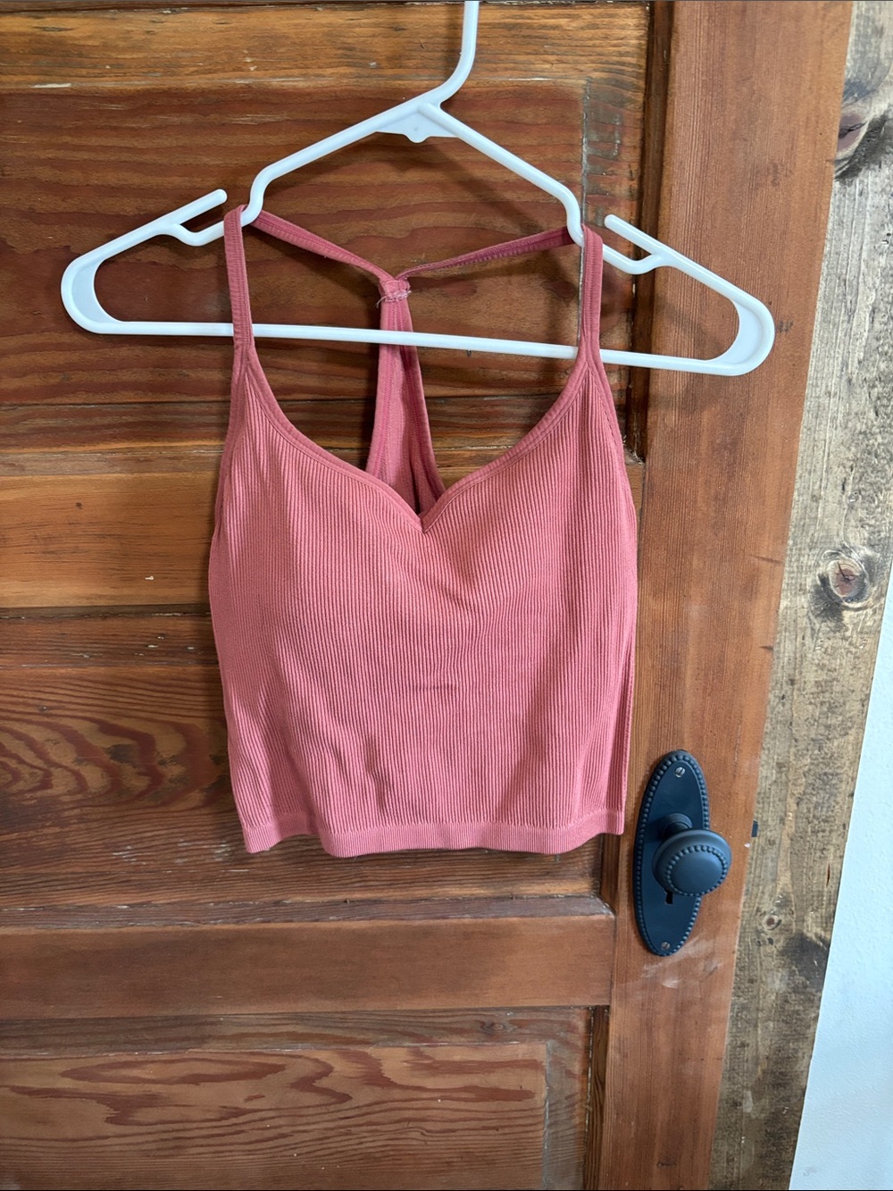 Padded crop top tank